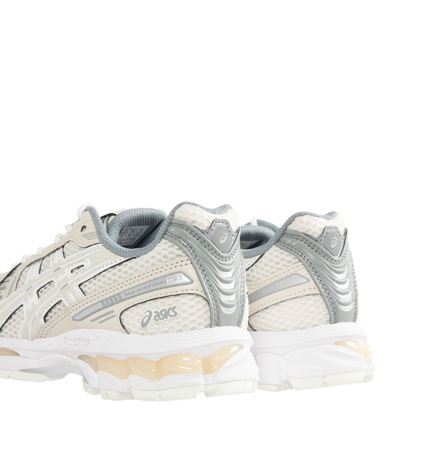 Image 3 of 5 - NEUTRAL - ASICS Gel-Kayano 12.1 Sneaker featuring breathable mesh underlays, GEL-NIMBUS17 tooling system, FLUIDRIDE technology, rearfoot and forefoot GEL technology and dope dyed recycled sockliner mesh. Imported from Vietnam. 