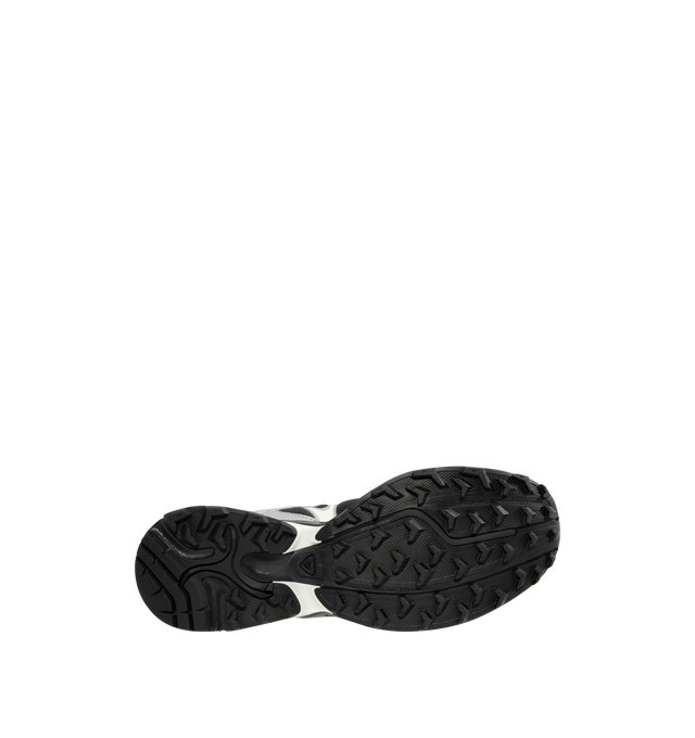 Image 4 of 5 - BLACK - SALOMON XT-Whisper Sneaker featuring textile and synthetic upper, quickLACE, agileChassis System, OrthoLite diecut sockliner, textile lining, anti-debris mesh, chevron lugs and mud contaGRIP. 