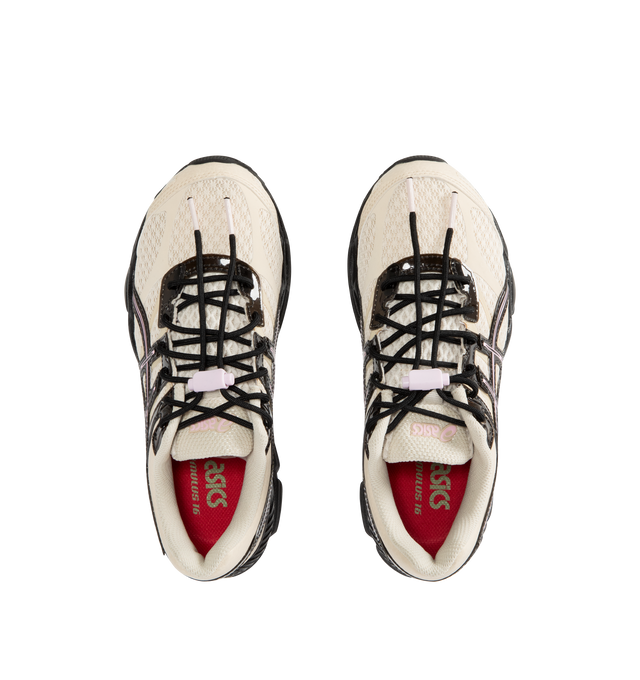Image 5 of 5 - WHITE - ASICS Finesse x Gel-Cumulus 16 featuring canvas upper, toggled speed laces, FLUIDRIDE midsole and rearfoot and forefoot GEL technology. 