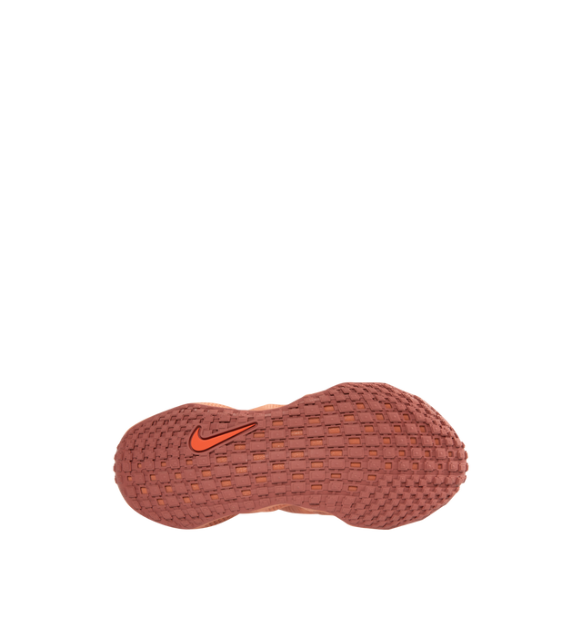 Image 4 of 5 - PINK - Nike Ava Rover featuring a stacked ReactX midsole and an ultralight outsole and sleek, breathable upper.  Mudguards wrap around the lightweight upper to help you feel locked in. Perforations on the top of the shoe enhance breathability. The oversized midsole is made with performance-level ReactX foam for ultra-comfortable cushioning. A thin layer of rubber on the outsole adds grip only where you need it, keeping the shoe light and flexible. 