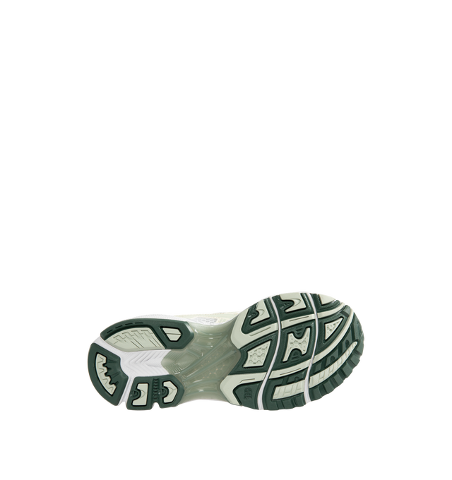 Image 4 of 5 - WHITE - Asics GEL-Kayano 14 Sneakers are lace-up style with rip-stop underlays, GEL cushioning, and TRUSSTIC support system. Unisex style in men's sizing. Imported from Indonesia. 