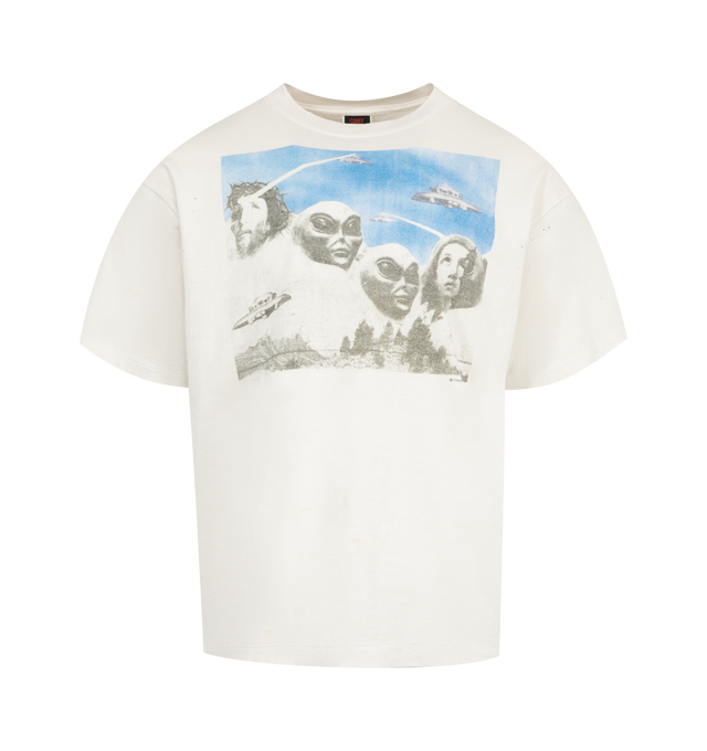 【SAINT MICHAEL】SWSS TEE KIKI WHITE KIKI TEE (MENS) – HIRSHLEIFERS