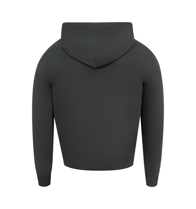 Image 2 of 2 - BLACK - VISVIM Jumbo SB Dual Hoodie featuring zip front, jumbo silhouette, ribbed hem and cuffs, front pockets and hood. 100% cotton. 