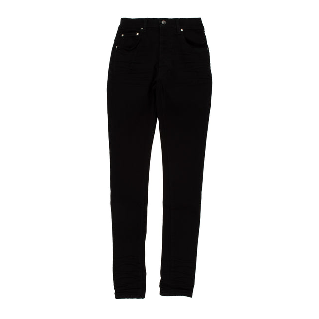 BLACK - AMIRI Stack Jeans are a 5-pocket style with a button fly. Cotton and elastane. Made in USA.
