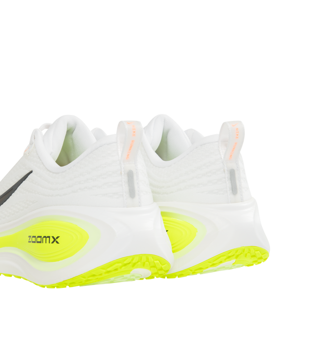 Image 3 of 5 - WHITE - NIKE Vomero Plus Sneaker featuring full-length ZoomX foam, engineered mesh upper, ZoomX foam midsole, soft upper, high-abrasion rubber outsole, webbed lace loops for an adjustable fit and reflective design details. 