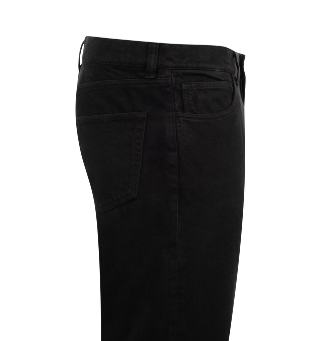 Image 3 of 3 - BLACK - The Row Burt Jeans are a 5-pocket style with a zip fly and a relaxed fit. 100% cotton. Made in Italy.  