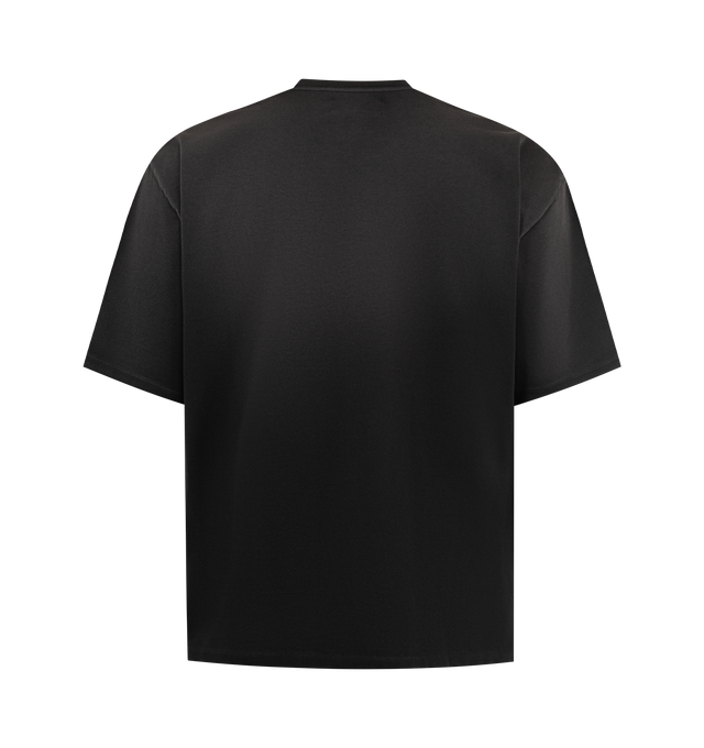 Image 2 of 2 - BLACK - AMIRI Ribbon T-Shirt featuring crew neck, short sleeves, oversized fit and graphic on front. 100% cotton. Made in Italy. 