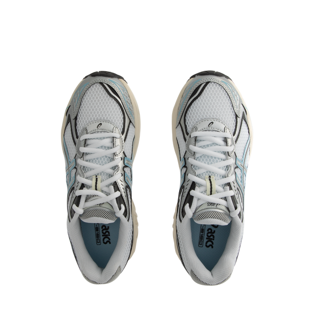 Image 5 of 5 - SILVER - Asics GT-2160 sneaker with a sleek aesthetic and wavy forefoot sculpting, featuring a segmented midsole structure and GEL technology inserts for advanced cushioning. Unisex style in men's sizing. 