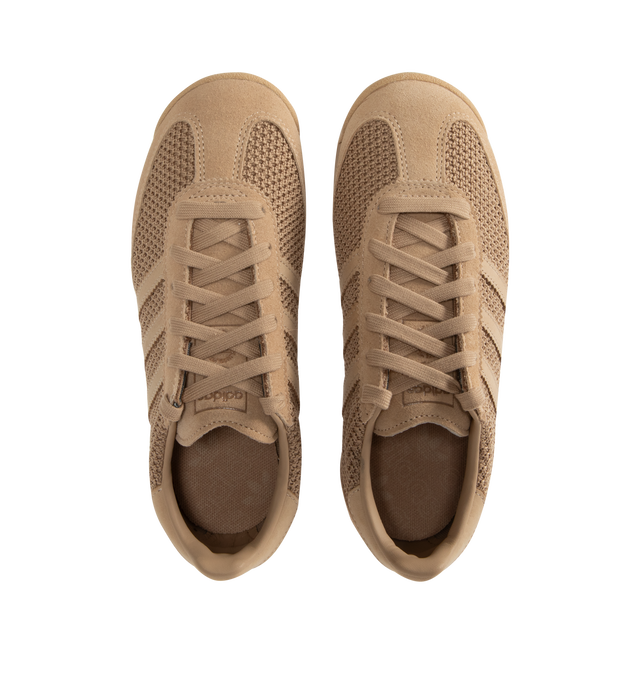 Image 5 of 5 - NEUTRAL - Adidas SL 72 RS lifestyle sneakers inspired by an archival '70s runner. Featuring a waffle-knit textile upper for breathability, suede overlays adding support, an EVA midsole cushion, and a rippled rubber outsole for traction. Unisex style in men's sizing. 