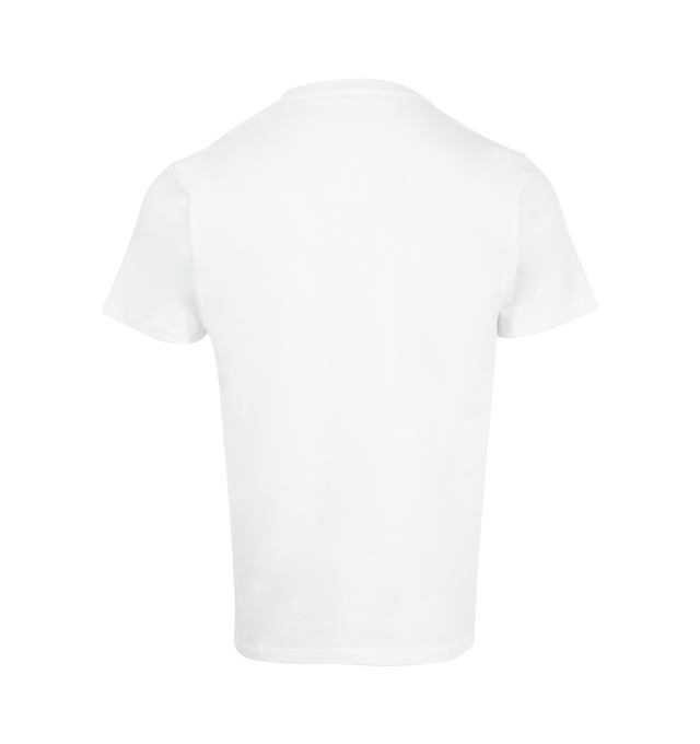 Image 2 of 2 - WHITE - LOEWE Anagram T-Shirt has a crew neck, signature Anagram logo, and short sleeves. 100% cotton. Made in Portugal.  