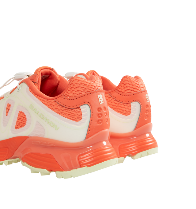 Image 3 of 5 - ORANGE - SALOMON XT-Whisper Sneaker featuring Quicklace system, Contagrip outsole, round stiffened toe and reinforced heel counter. 