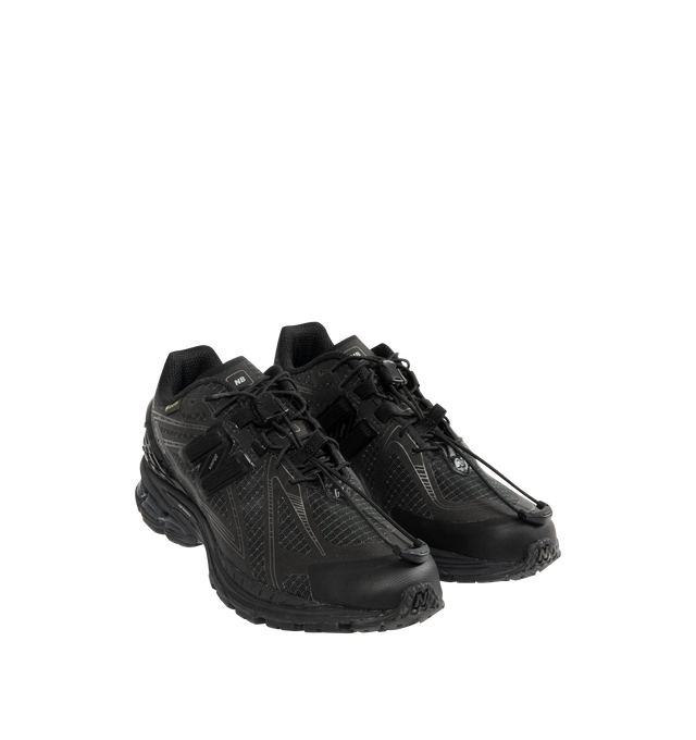 Image 2 of 5 - BLACK - NEW BALANCE 1906X GTX Sneaker featuring pigskin leather and mesh upper, ABZORB midsole, ABZORB SBS heel cushioning, N-ergy outsole and stability Web outsole technology. 