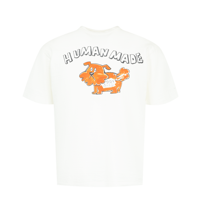 Image 1 of 2 - WHITE - HUMAN MADE Graphic T-Shirt featuring graphic logo on the front, crew neck, short sleeves and regular fit. 100% cotton.  
