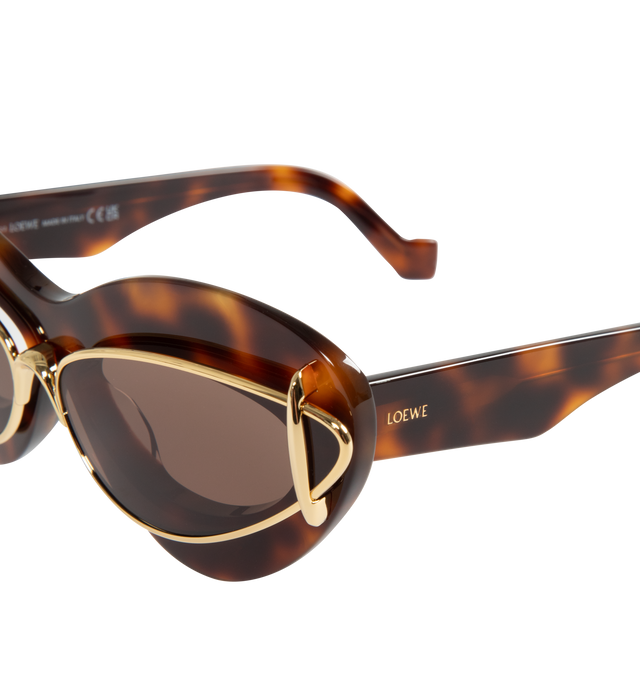CAT EYE DOUBLE FRAME SUNGLASES (WOMENS)