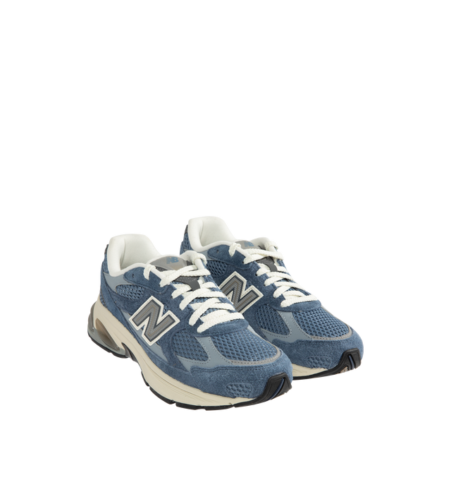 Image 2 of 5 - BLUE - NEW BALANCE 2010 Sneaker featuring ABZORB midsole with ABZORB SBS at the heel and forefoot, Translucent TPU Stability Web shank at midfoot, dculpted midsole details, reflective accents and molded 'N' logo. 