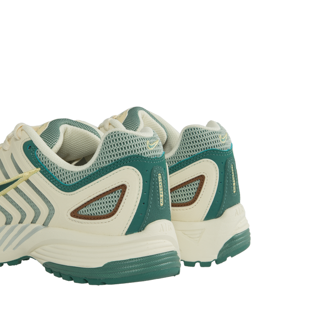 Image 3 of 5 - GREEN - NIKE Air Pegasus 2K5 Sneaker featuring lace-up style, removable insole, cushioning, Nike Air unit in the sole, reflective details enhance visibility in low light or at night and synthetic and textile upper/textile lining/rubber sole.  
