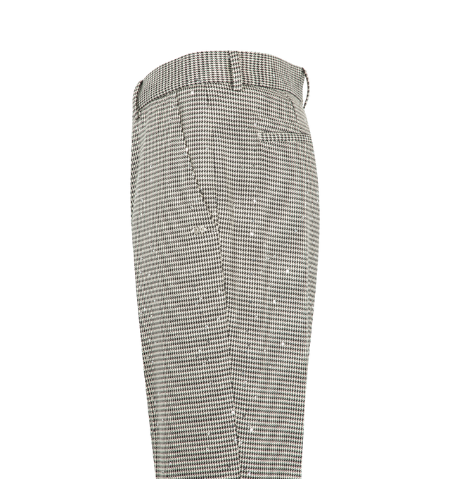 Image 3 of 3 - MULTI - Amiri Men's MA Sequin Trousers are crafted from a textured polyester blend with metallic fibers and feature a tailored silhouette with allover sequin embellishments. These designer trousers combine statement-making glamour with refined Italian craftsmanship for elevated evening wear. Main Material: 66% Polyester, 33% Viscose, 2% Metallic Fiber, 2% Elastane. Made in Italy. 
