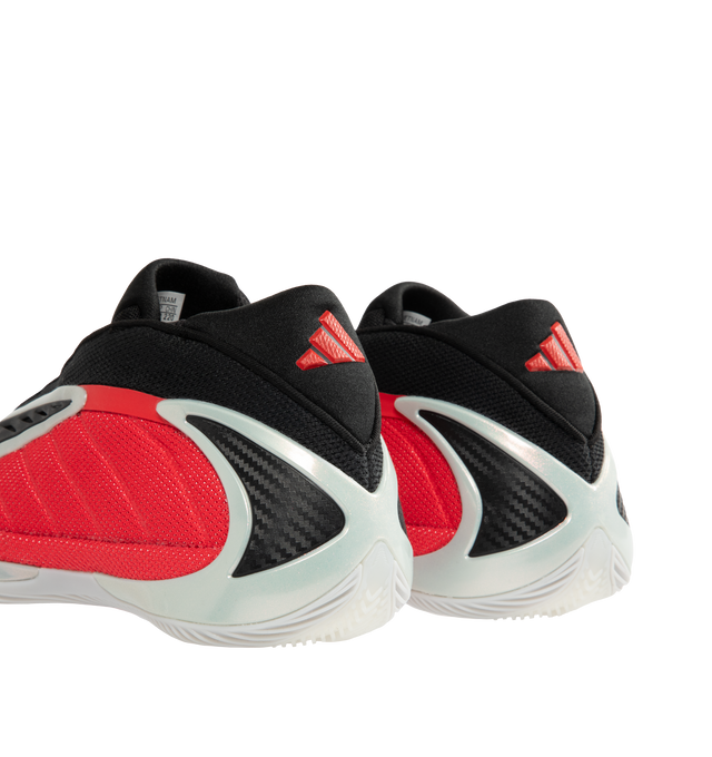 Image 3 of 5 - RED - ADIDAS Anthony Edwards 2 Sneaker featuring regular fit, laces, textile and synthetic upper, textile sockliner, LIGHTSTRIKE midsole, BOOST technology and rubber outsole. 