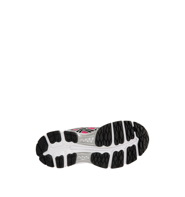 Image 4 of 5 - PINK - Asics Men's Gel-Kayano 12.1 Sneaker featuring breathable mesh underlays, GEL-NIMBUS17 tooling system, FLUIDRIDE technology, rearfoot and forefoot GEL technology and dope dyed recycled sockliner mesh. Imported from Vietnam. 