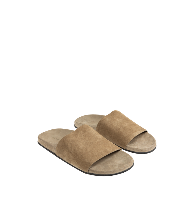 サンダル The Row SS25 'Hugh' slides (F2109L302 LQB) HUGH SLIDE (MENS) – HIRSHLEIFERS