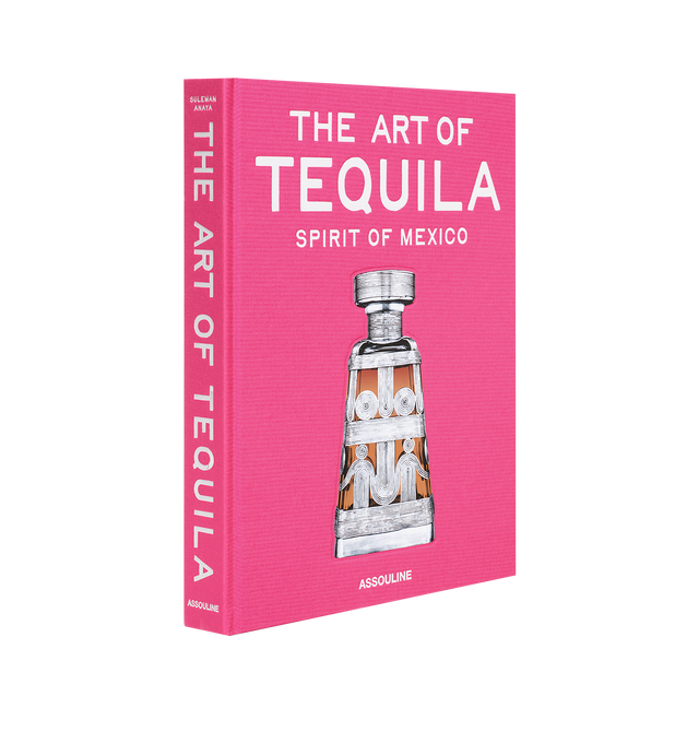 Image 1 of 5 - PINK - Assouline The Art of Tequila: Spirit of Mexico is a luxury coffee table book that explores the rich heritage, craftsmanship, and cultural significance of tequila through captivating photography and engaging storytelling. This designer hardcover book celebrates Mexico's iconic spirit, highlighting its history, artisanal production, and enduring influence on gastronomy, travel, and contemporary culture. Hardcover. Publisher: Assouline. W 12.6 x L 9.8 x D 1.5 in 