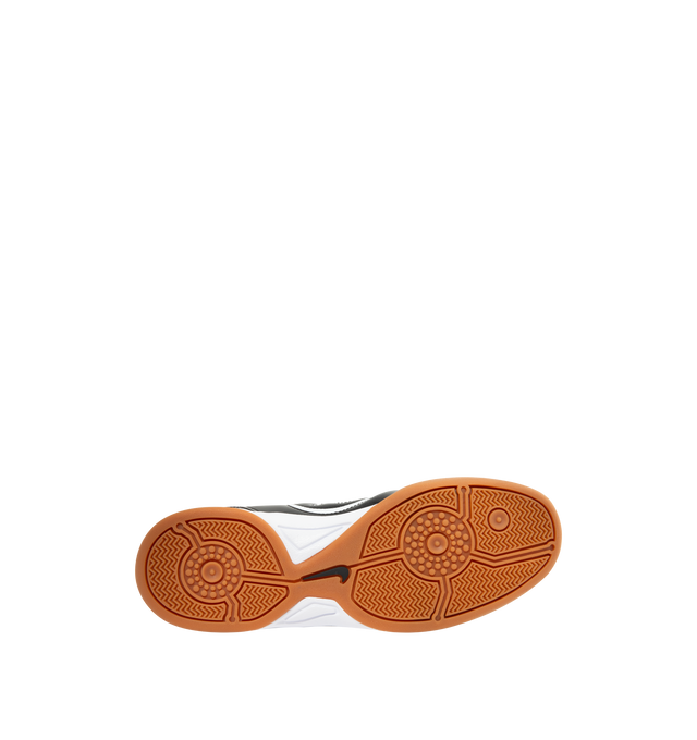 Image 4 of 5 - BLACK - NIKE Total 90 Sneaker featuring authentic soccer style, original quilted upper, asymmetrical lacing, synthetic leather upper with Total 90 logos on each side, rubber outsole and padded collar. 