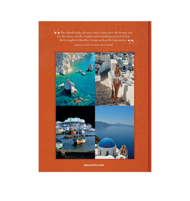 Image 3 of 4 - MULTI - Assouline Books Greek Islands by Author Chrysanthos Panas, photography by Katerina Katopis Lykiardopulo, foreword by Eugenia Chandris. Linen hardcover book with 312 pages featuring over 200 illustrations. Language: English. Dimensions: W 10 x L 13 x D 1.5.  Venturing on an Odyssey of their own, the author and the photographer boarded a traditional Greek sailboat and set out to capture the calming atmosphere, quintessential characters and breathtaking architecture of these gems of the  