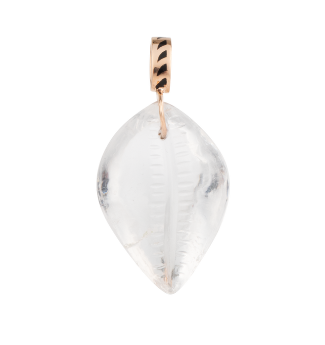 CARVED COWRY CHARM