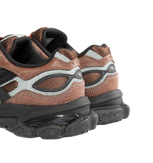 Image 3 of 5 - BROWN - ASICS GEL-NYC 2.0 SSHS Sneaker featuring rearfoot and forefoot GEL technology, shock-attenuating material placed in the midsole, FF BLAST PLUS cushioning, TPU TRUSSTIC technology, angled heel and walking-specific flex grooves. 