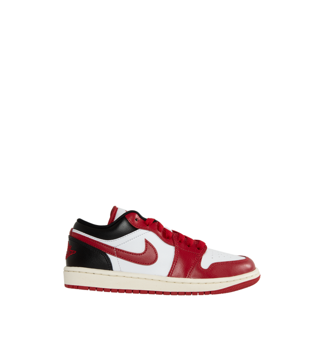Image 1 of 5 - MULTI - JORDAN Air Jordan 1 Low featues encapsulated Air-Sole unit, genuine leather in the upper and solid rubber outsole. 