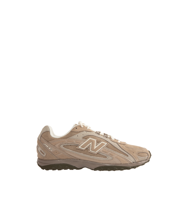 Image 1 of 5 - BROWN - New Balance 204L sneaker featuring a low-profile silhouette, slim structure of '70s running shoes, tech-inspired texture of premium suede, multi-piece upper with embossed overlay, double-stacked suede 'N' logo, and screen-printed graphics along the saddle. Distinctive outsole with 2000s-inspired strike path and 70s-influenced tread pattern. Outer: Calf Suede 100%, Lining: Fabric 100%, Sole: Polyethylene vinyl acetate (PEVA) 100%. Made in Vietnam. 