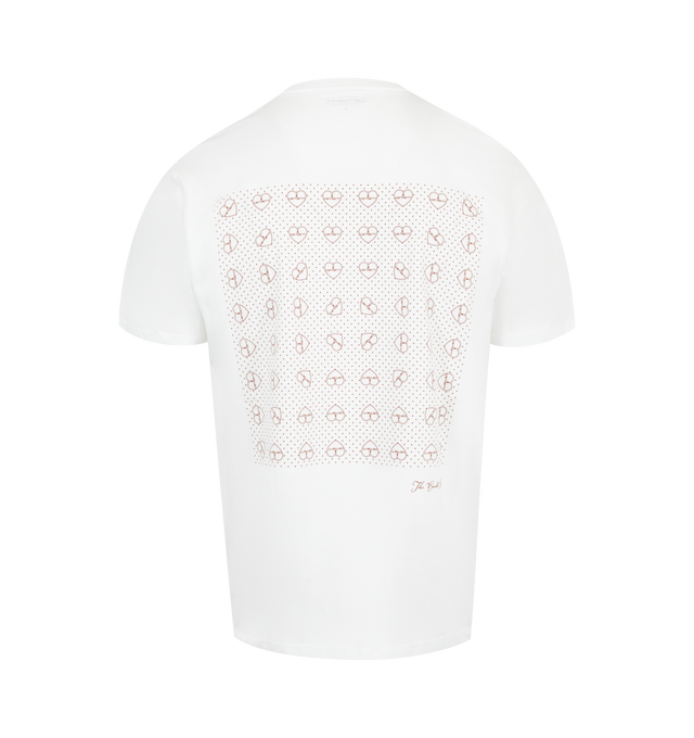 Image 2 of 2 - WHITE - CARHARTT WIP Furoshiki T-Shirt featuring loose fit, short sleeves and graphic prints. 100% cotton. 