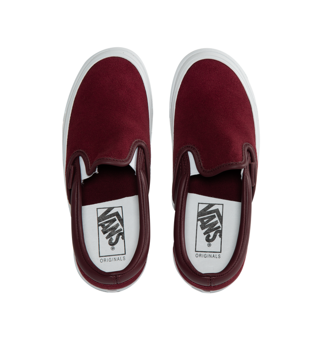 CLASSIC SLIP ON SUEDE AND LEATHER (MENS)