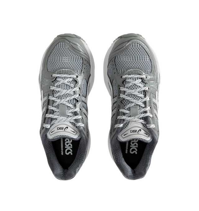 Image 5 of 5 - GREY - ASICS H Beauty & Youth Gel-Kayano 14 Sportstyle Shoes are lace-up style with rip-stop underlays, GEL cushioning, and TRUSSTIC support system. Unisex style in men's sizing. 