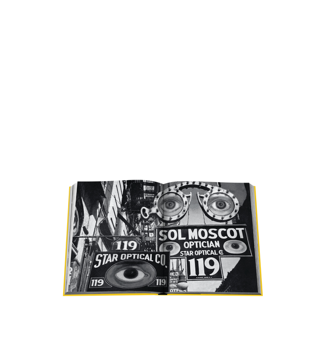 Image 4 of 5 - YELLOW - ASSOULINE Moscot: New York City, Since 1915. For five generations, the Moscot family has been at the heart of a brand that has evolved from a humble pushcart on the Lower East Side to a global authority in eyewear. Through the decades, each generation of the Moscot family has brought its own contributions, ensuring that the core values of quality, craftsmanship, and personal service remain steadfast. Our eyewear is not just about seeing better; its about being seen in something that  