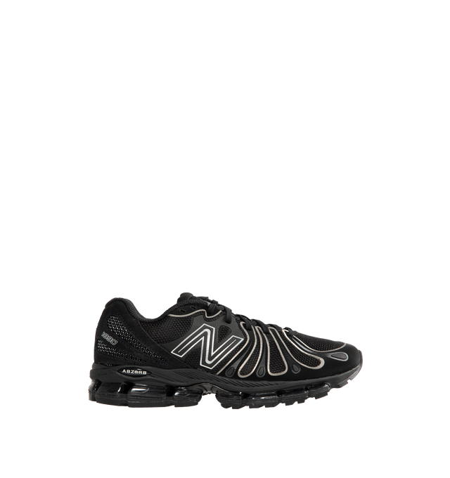 Image 1 of 5 - BLACK - New Balance 1890 Unisex Sneakers feature a synthetic upper with a classic lace-up silhouette. Designed with ABZORB midsole cushioning for enhanced impact absorption, all-day comfort, and a durable rubber outsole. Upper: Synthetic; Midsole: ABZORB.  