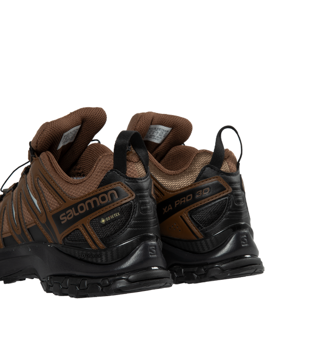 Image 3 of 5 - BROWN - AND WANDER X SALOMON XA Pro 3D Gore-Tex sneakers crafted with fabric upper, insole  and lining, rubber sole and trim featuring frawstring closure. Made in Vietnam. Japanese Men's sizing. 