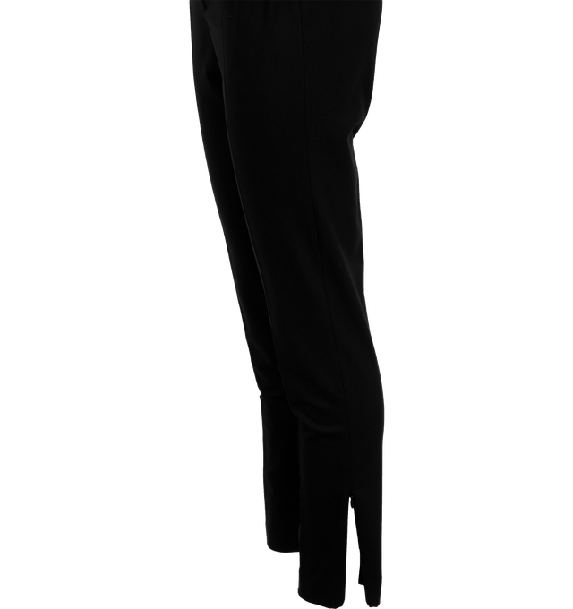 Image 3 of 4 - BLACK - NILI LOTAN LINO SKINNY PANT featuring flat front mid-rise skinny leg pant, zip closure at ankle, waistband, back darts, belt loops, zip fly and hook-and-bar closure. 95% virgin wool, 5% elastane.  