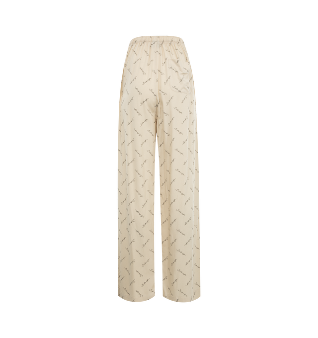 Image 2 of 3 - NEUTRAL - Balenciaga Pyjama Pants have an elastic waist and side pockets.  