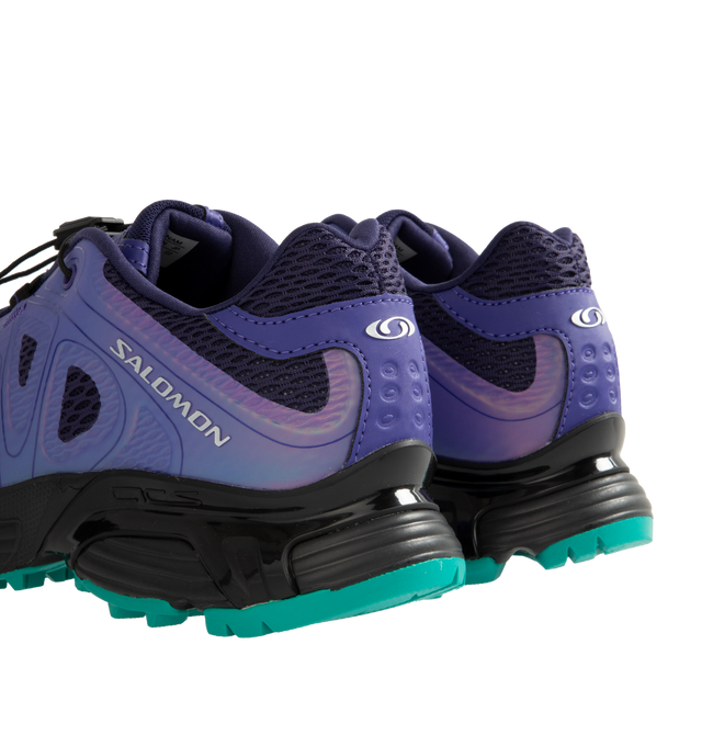 Image 3 of 5 - PURPLE - XT-Whisper Void Sneaker featuring chevron lugs, Mud Contagrip, Agile Chassis System, 3D mesh and synthetic upper, abrasion-resistant TPU material and textile lining. 