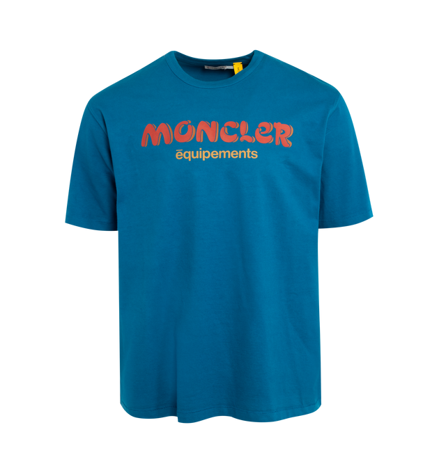 Moncler Men's Logo Detail Cotton Jersey T-Shirt