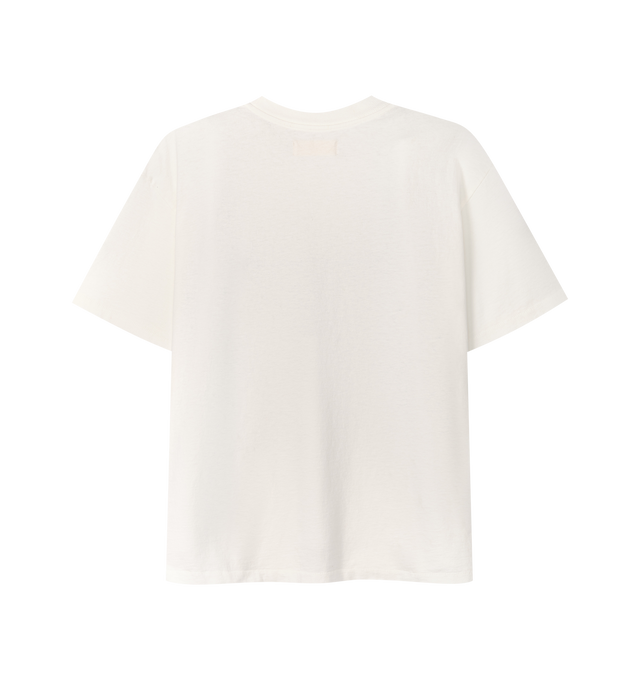Image 2 of 5 - CREAM - Cherry LA Men's Pro Rodeo Classic T-Shirt is crafted from cotton and features a classic-fit silhouette with a rib-knit crew neckline and short sleeves. Designed with a screen-printed graphic at the front, this everyday essential channels Western-inspired style through Cherry LA's signature graphic aesthetic. Main Material: Cotton. Made in Los Angeles, California. 