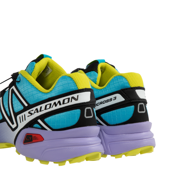 Image 3 of 5 - MULTI - SALOMON Speedcross 3 featuring synthetic & textile upper, Quicklace lacing system, textile lining, SensiFit construction and rubber outsole. 