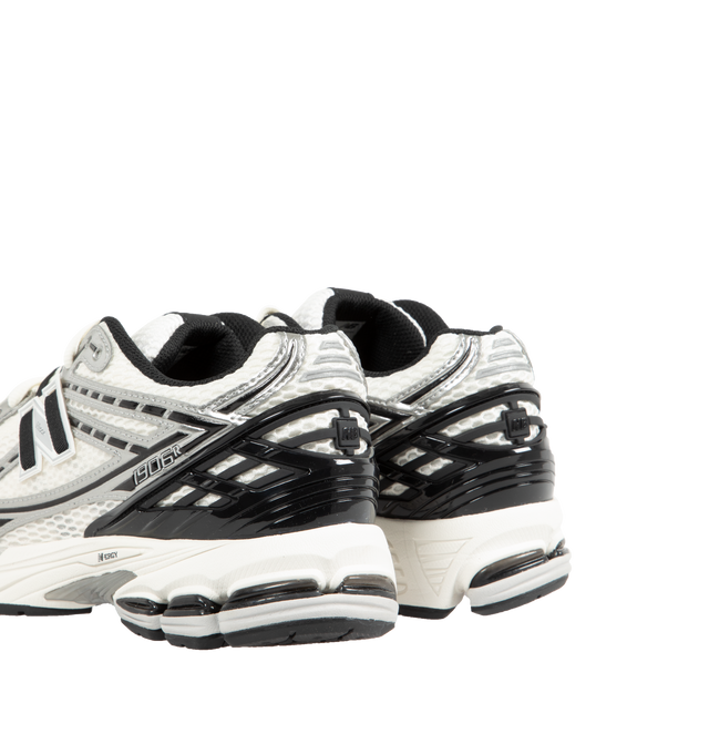 Image 3 of 5 - SILVER - NEW BALANCE 1906R Sneakers featuring mesh upper, metallic leather overlays, ABZORB midsole, N-ergy technology and stability web outsole. 