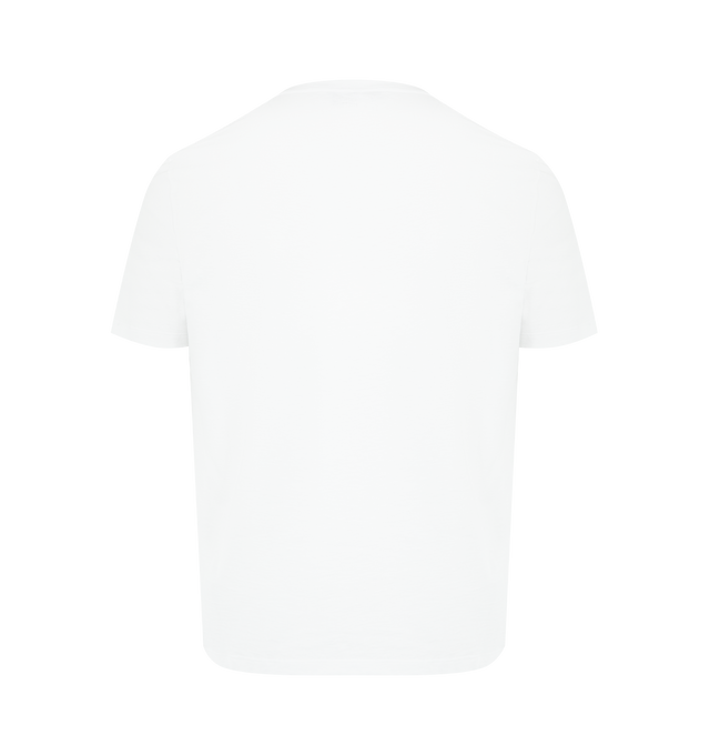 Image 2 of 2 - WHITE - LOEWE PAULA'S IBIZA T-shirt in lightweight cotton featuring a two-tone Anagram crafty embroidery, relaxed fit, regular length, crew neck and ribbed collar. Cotton. Made in Portugal. 