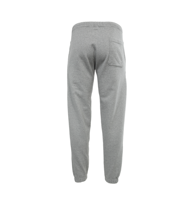 Image 2 of 4 - GREY - HUMAN MADE Sweatpant featuring elastic waist and hems, side pockets, one back patch pocket and branding on leg. 100% cotton. 
