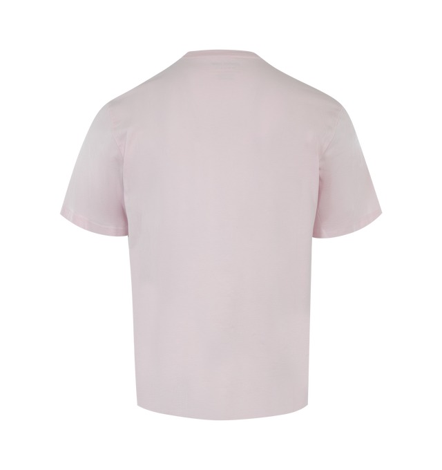 Image 2 of 2 - PINK - MARTINE ROSE Classic T-Shirt featuring short sleeves, logo detail, crewneck and straight hem. 100% cotton. 