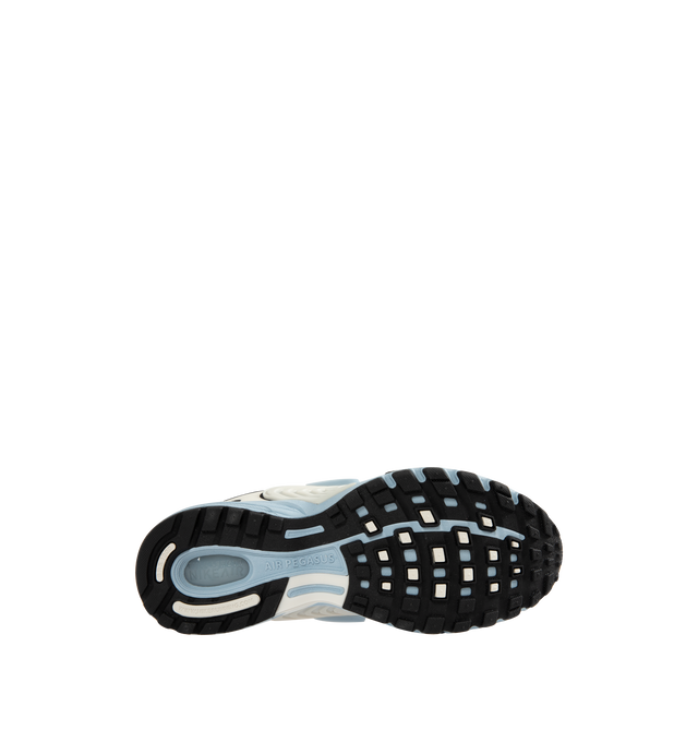 Image 4 of 5 - WHITE - NIKE Air Pegasus Wave Sneaker featuring plush midsole that houses full-length Nike Air cushioning, upper combines mesh, textile and leather, Nike Air technology and rubber outsole. 