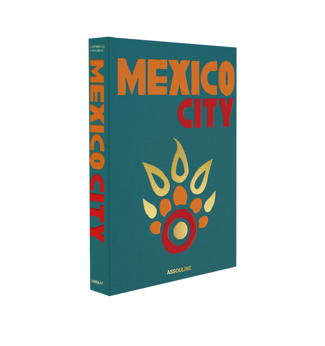 Image 1 of 5 - BLUE - Assouline Mexico City is a luxury coffee table book that celebrates the rich history, striking architecture, and vibrant creative spirit of one of Latin America's most captivating capitals through captivating photography and engaging storytelling. Written by Aleph Molinari and Anfisa Vrubel, this designer linen hardcover book explores Mexico City's unique blend of pre-Hispanic heritage, colonial grandeur, contemporary art, and world-renowned culinary and cultural scenes. Linen Hardcove 