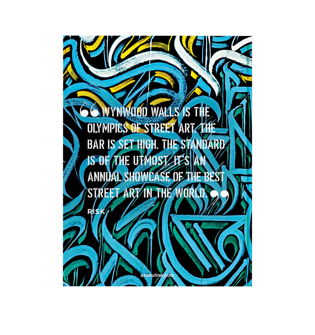 Image 3 of 5 - BLUE - Assouline Street Art Icons: The Story of Wynwood Walls is a luxury coffee table book that celebrates the evolution of street art through the story of Miami's iconic Wynwood Walls, the world's premier outdoor street art museum. Written by Jessica Goldman Srebnick and Hal Rubenstein, this designer hardcover book features never-before-seen photography, exclusive commentary from renowned artists including Shepard Fairey, Kenny Scharf, Maya Hayuk, and Ron English, and a comprehensive look a 